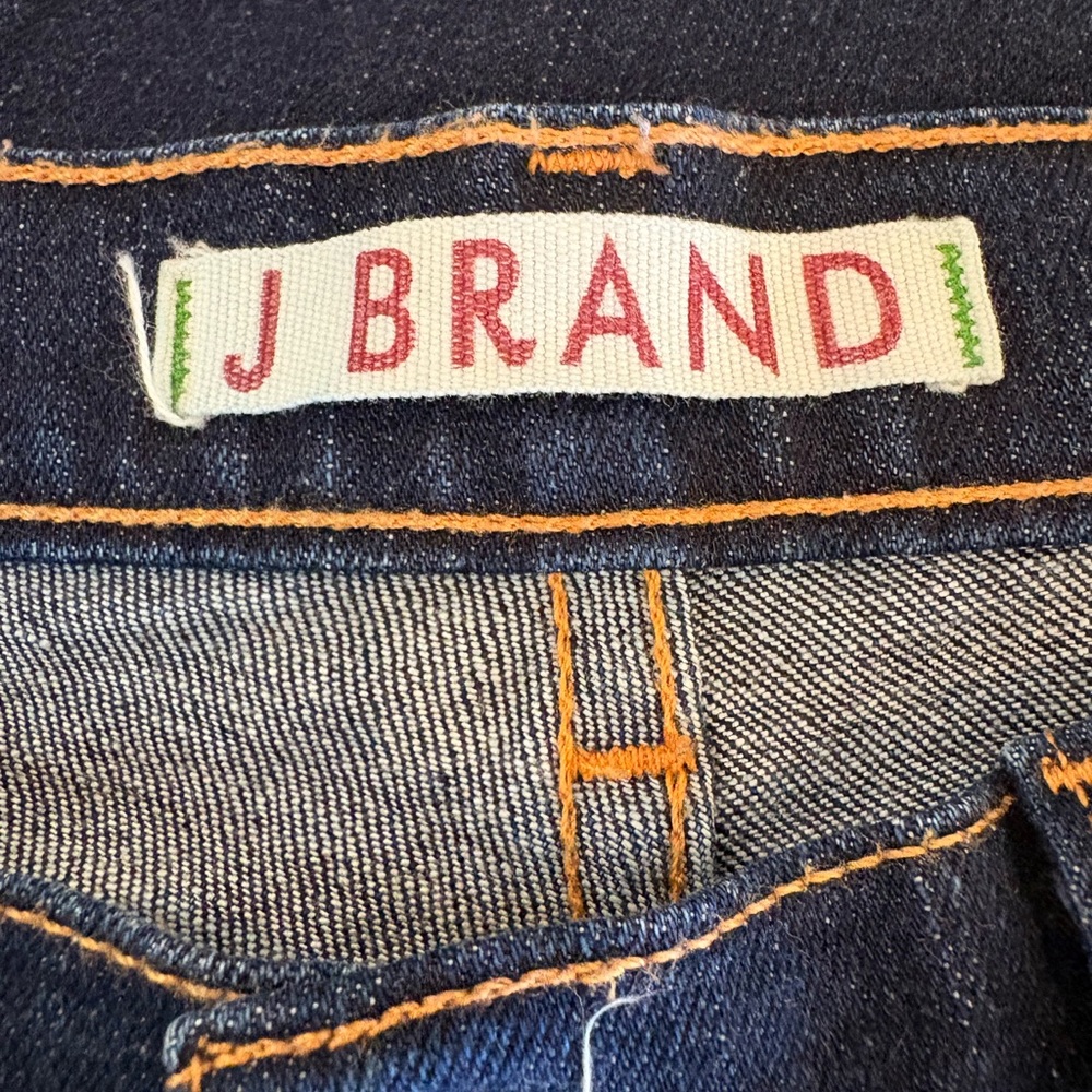 J Brand Flare Leg 800 Ink Dark Wash Jeans Sz 28 Y2K Denim Excellent Preowned - Picture 9 of 14